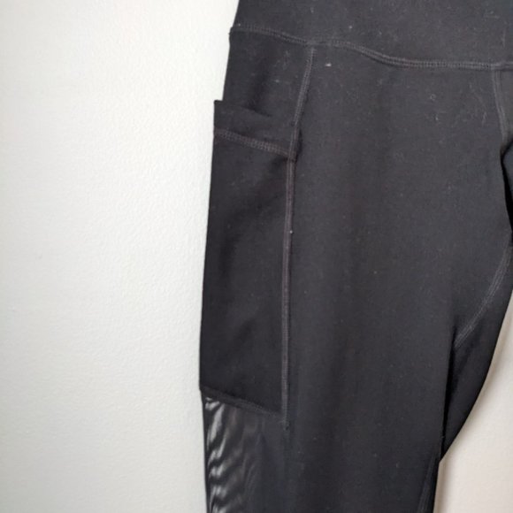 POPFLEX Blogilates Adventure Zip Black Leggins Pilates Yoga Size 4 S Small - Picture 3 of 7